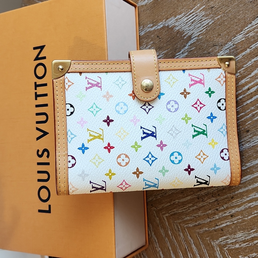 Louis Vuitton Discontinued White Murakami Agenda PM